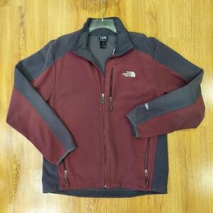 The North face men's jacket Size L pockets on zipper fall winter spring full zip